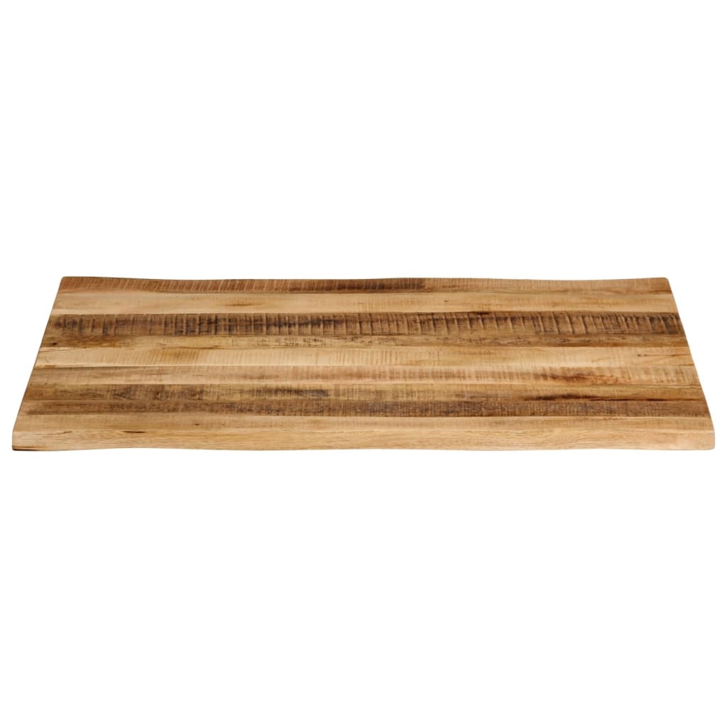 Stolna ploča sa živi rub 110x80x2,5cm masivno grubo drvo manga