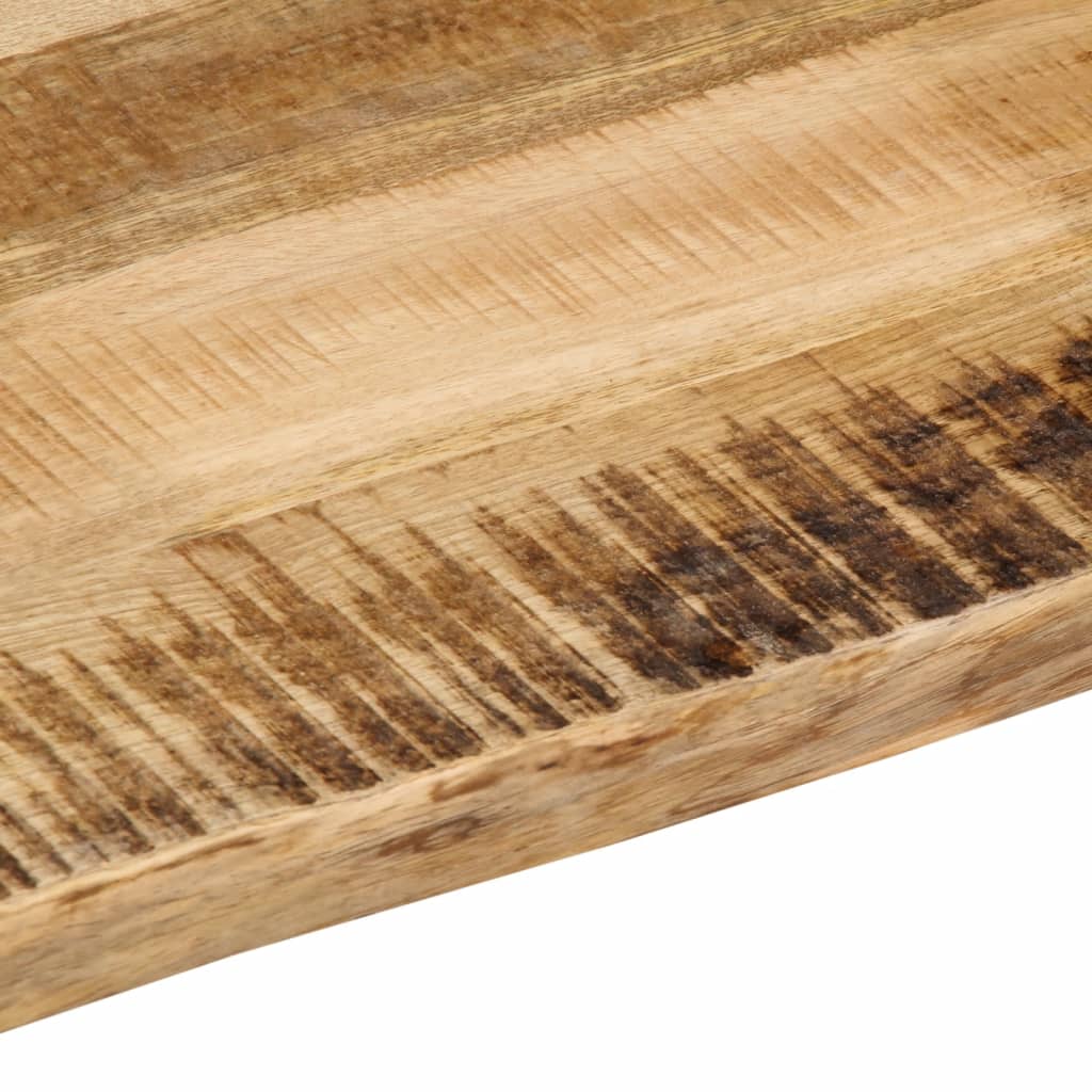 Stolna ploča sa živi rub 120x40x3,8 cm masivno grubo drvo manga