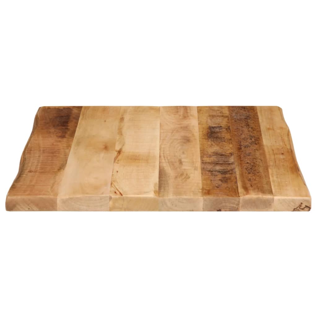 Stolna ploča sa živi rub 60x60x3,8 cm masivno grubo drvo manga