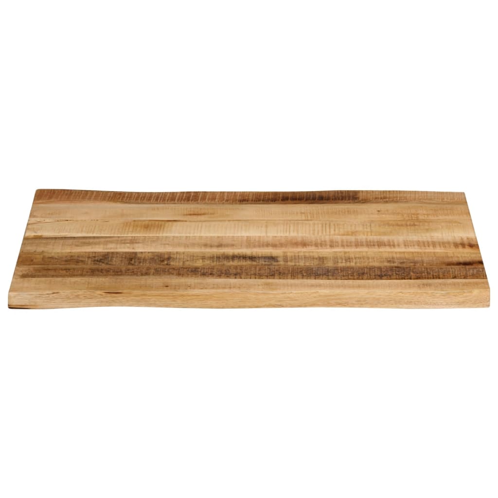 Stolna ploča sa živi rub 90x60x3,8 cm masivno grubo drvo manga