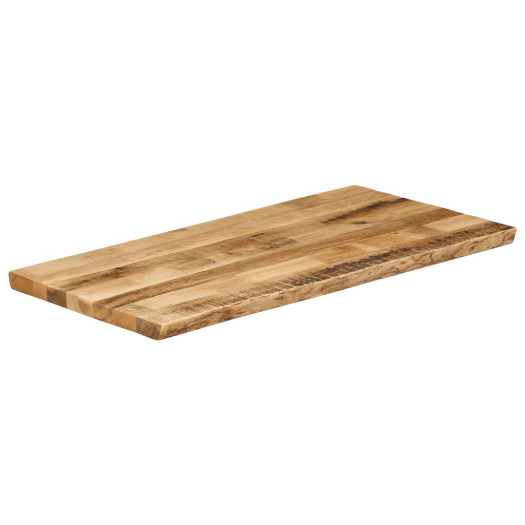 Stolna ploča sa živi rub 120x60x3,8 cm masivno grubo drvo manga