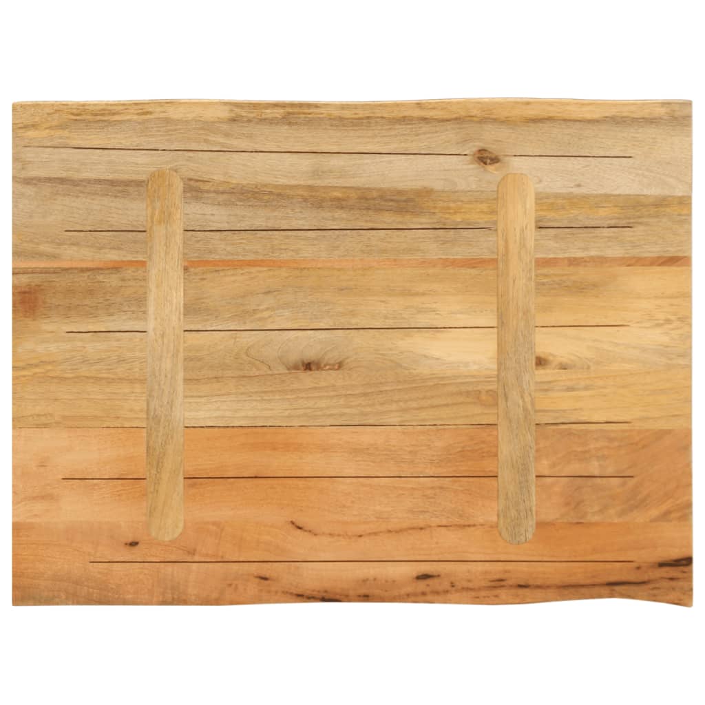 Stolna ploča 90x60x2,5 cm od masivnog drva manga sa živim rubom