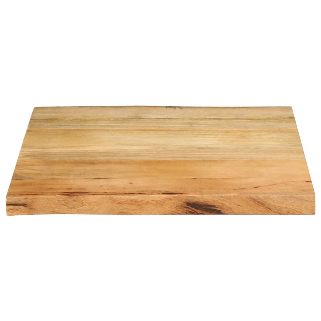 Stolna ploča 80x80x2,5 cm od masivnog drva manga sa živim rubom