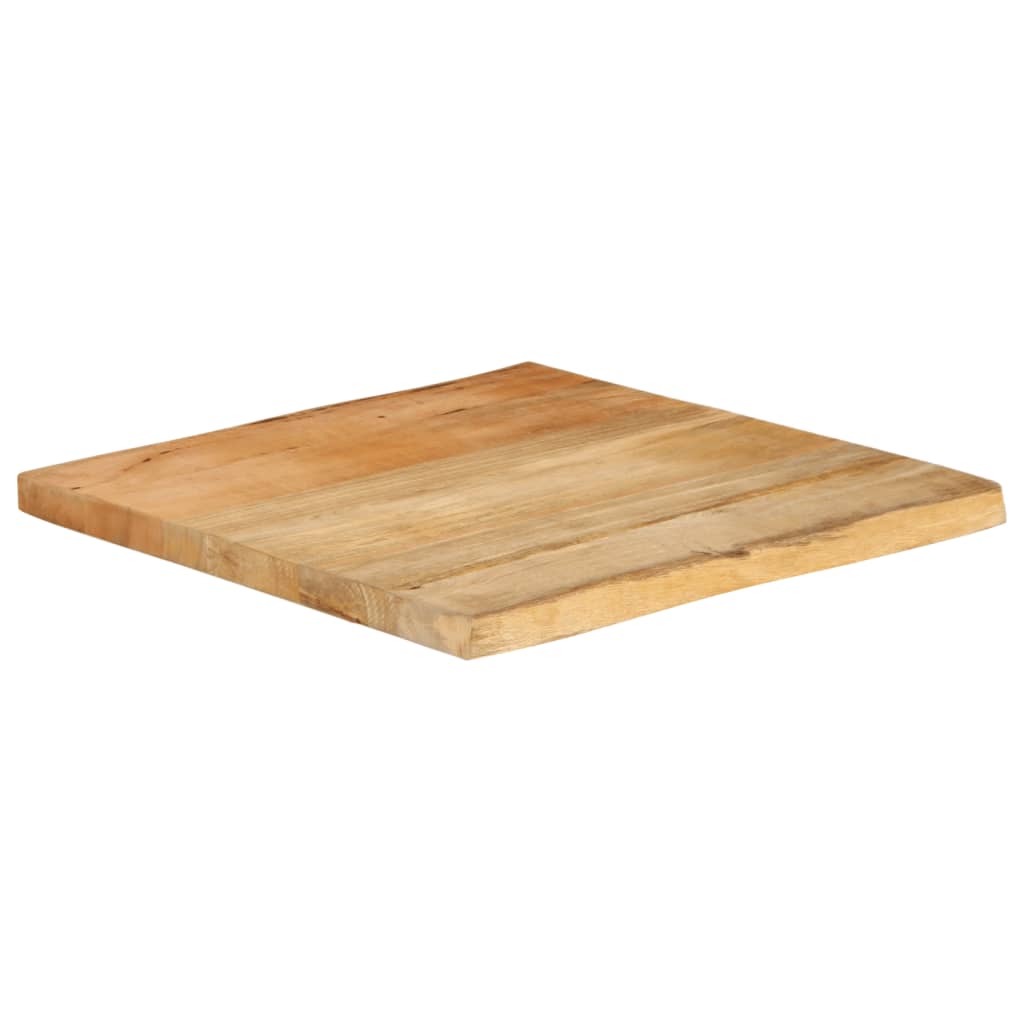 Stolna ploča 80x80x3,8 cm od masivnog drva manga sa živim rubom