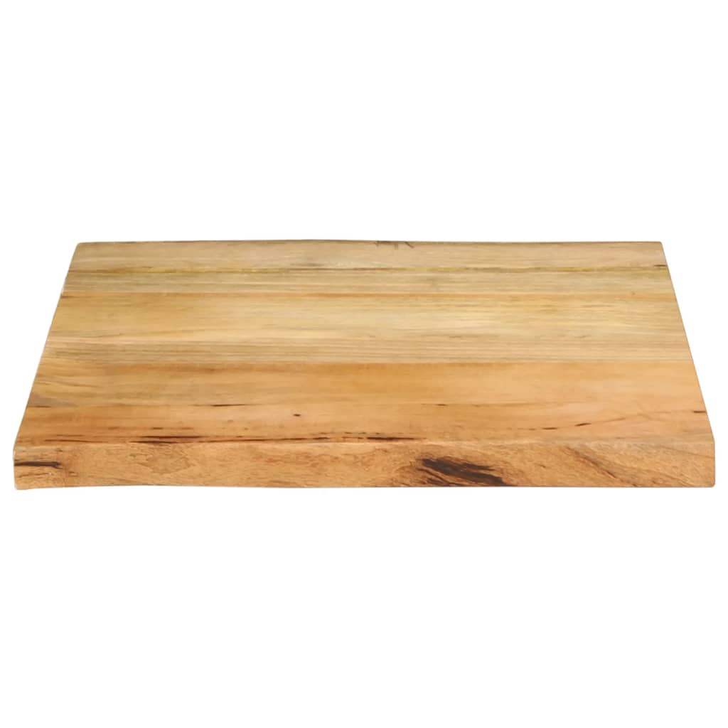 Stolna ploča 80x80x3,8 cm od masivnog drva manga sa živim rubom