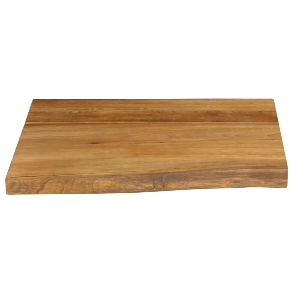 Stolna ploča 80x80x2,5 cm od masivnog drva manga sa živim rubom