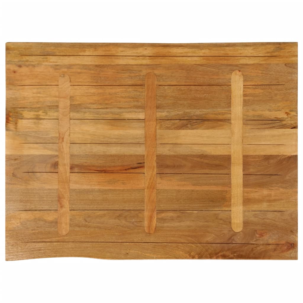 Stolna ploča 90x80x3,8 cm od masivnog drva manga sa živim rubom
