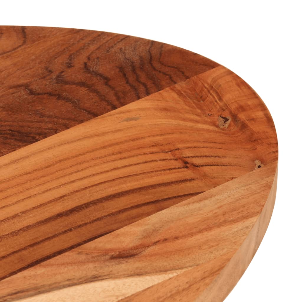 Stolna ploča 140x50x2,5 cm ovalna od masivnog drva bagrema
