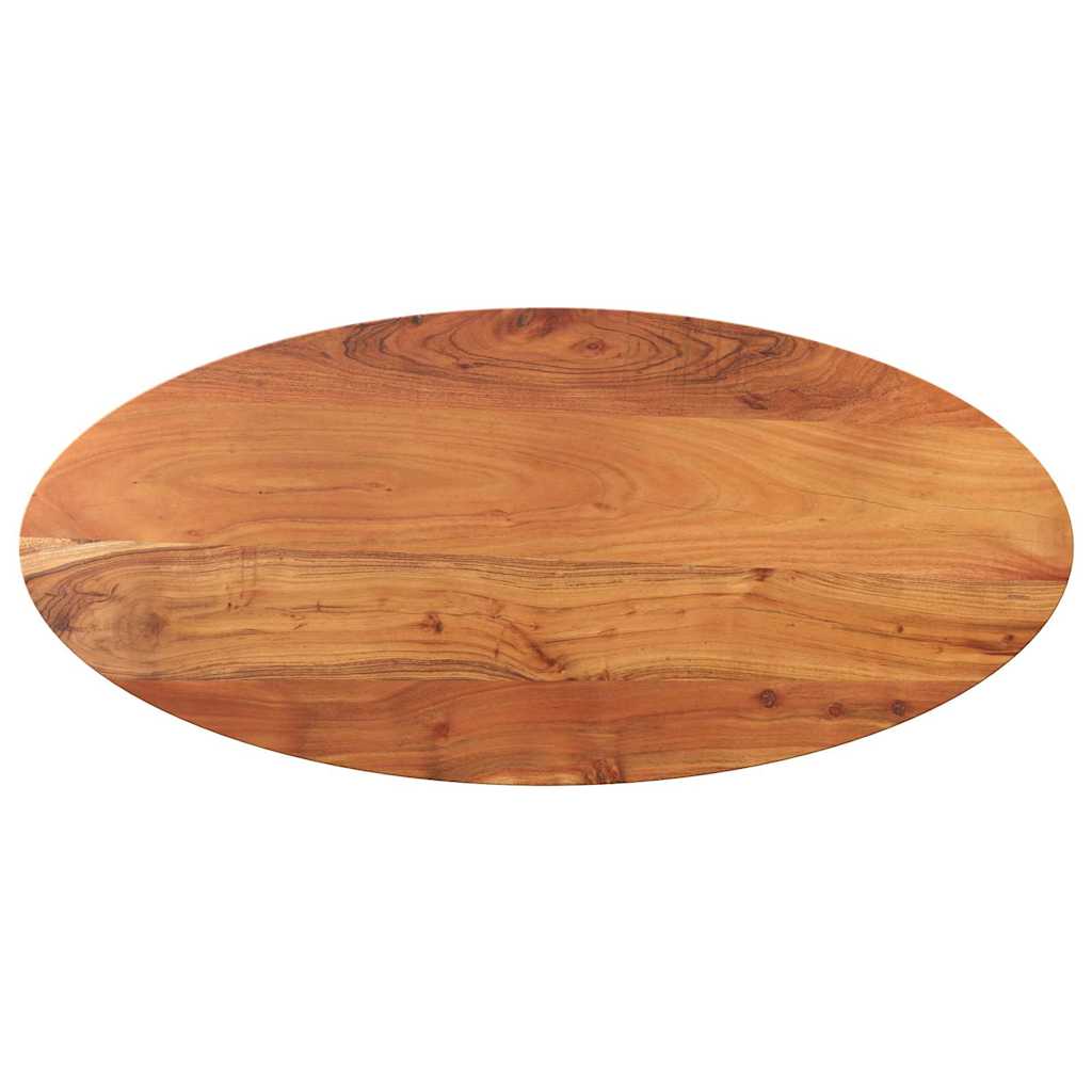 Stolna ploča 80x40x3,8 cm ovalna od masivnog drva bagrema