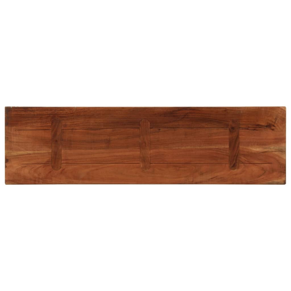 Ploča za stol 100x40x2,5 cm pravokutna masivno obnovljeno drvo