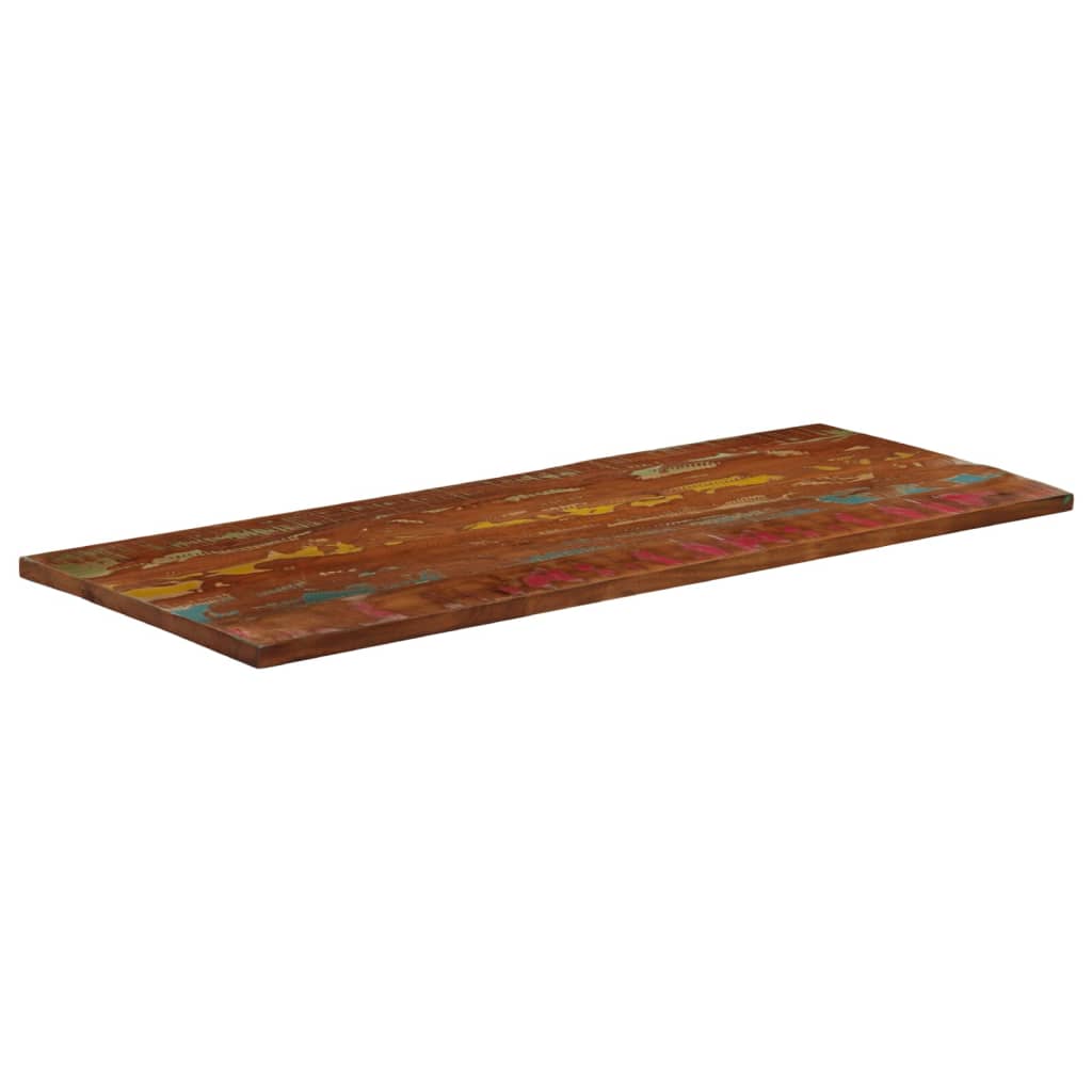 Stolna ploča 140x50x2,5 cm pravokutna masivno obnovljeno drvo