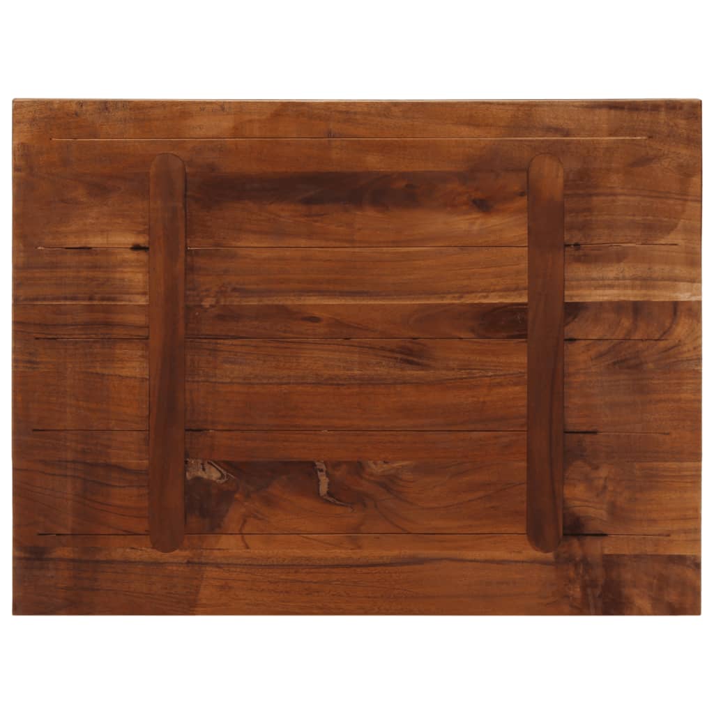 Stolna ploča 90x70x1,5 cm pravokutna masivno obnovljeno drvo
