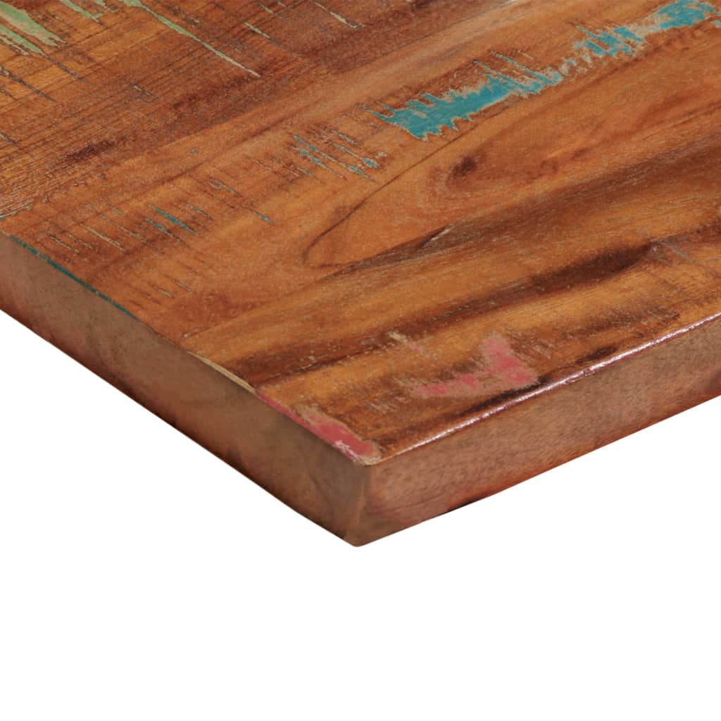 Ploča za stol 80x20x3,8 cm pravokutna masivno obnovljeno drvo