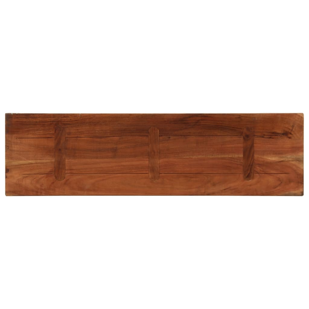 Ploča za stol 100x20x3,8 cm pravokutna masivno obnovljeno drvo