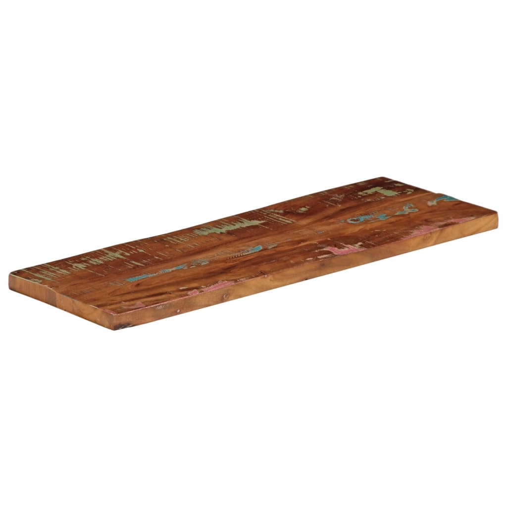 Stolna ploča 90x30x3,8 cm pravokutna masivno obnovljeno drvo