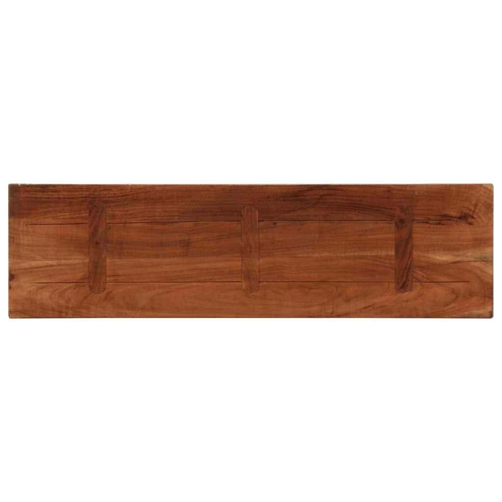 Stolna ploča 100x30x3,8 cm pravokutna masivno obnovljeno drvo