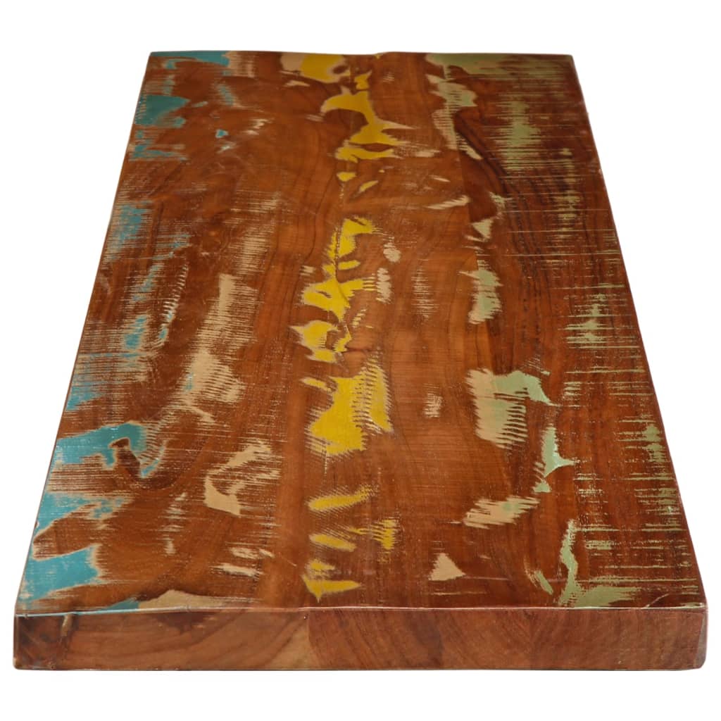 Stolna ploča 140x30x3,8cm pravokutna masivno obnovljeno drvo