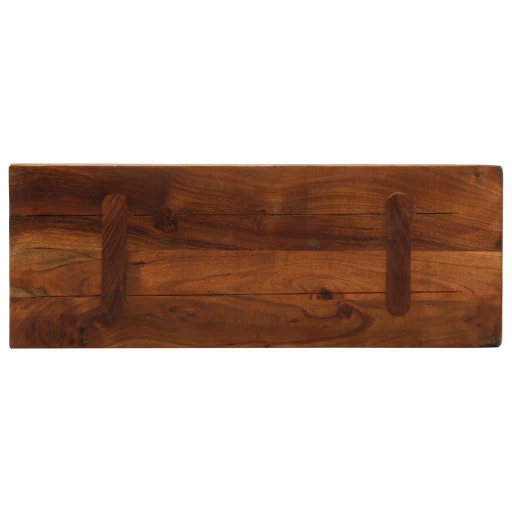 Stolna ploča 90x40x3,8 cm pravokutna masivno obnovljeno drvo