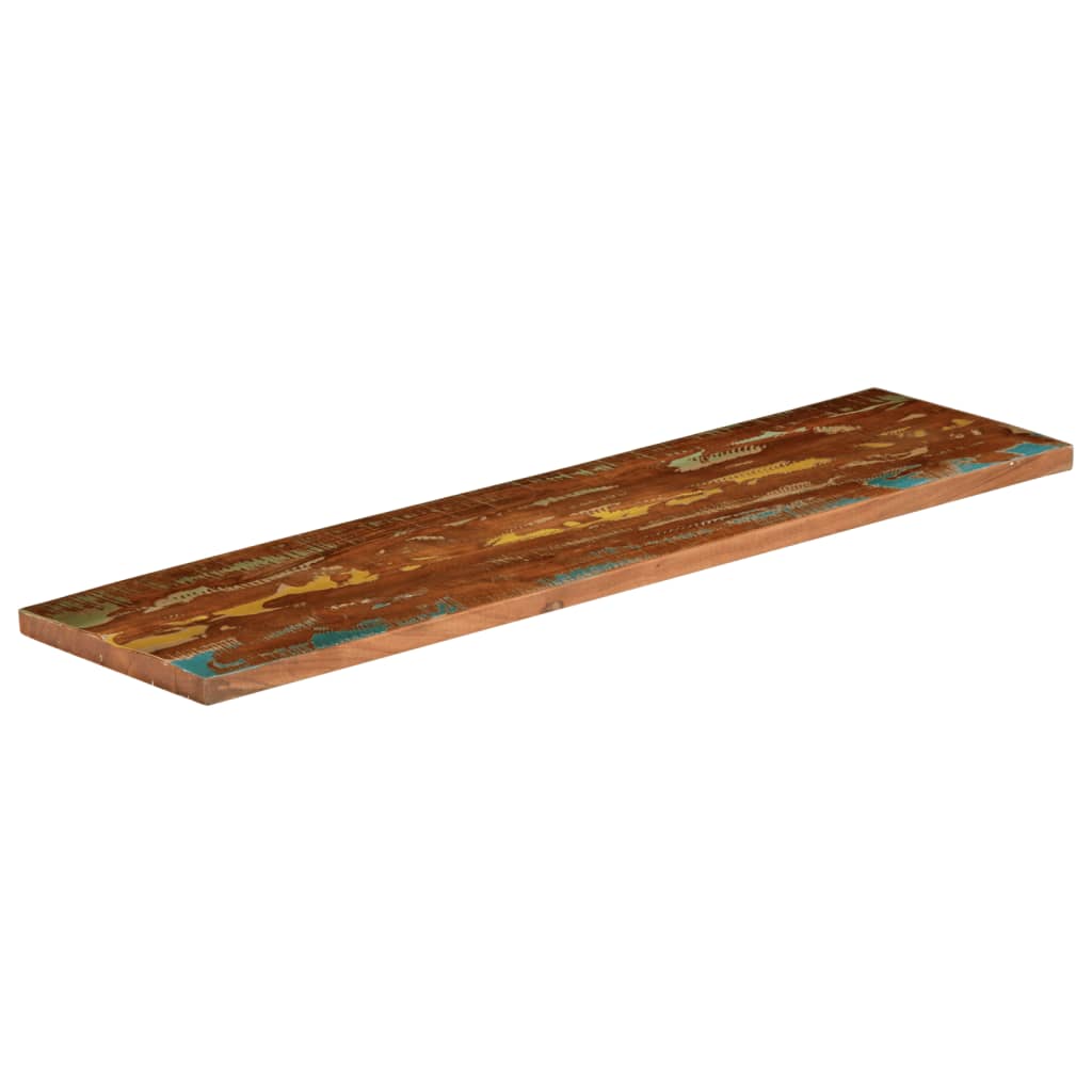 Stolna ploča 120x40x3,8 cm pravokutna masivno obnovljeno drvo