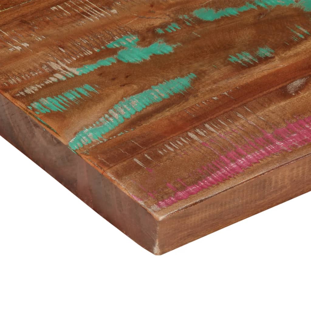 Stolna ploča 90x80x3,8 cm pravokutna masivno obnovljeno drvo