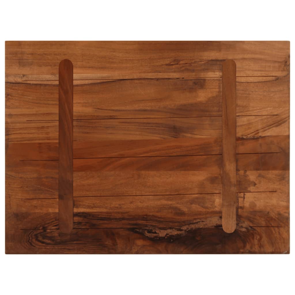 Stolna ploča 80x60x2,5 cm pravokutna masivno obnovljeno drvo