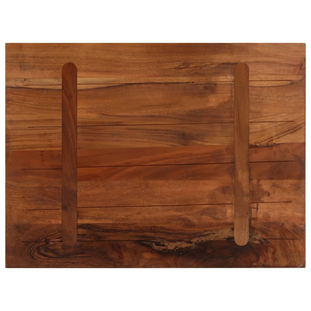 Stolna ploča 80x70x2,5 cm pravokutna masivno obnovljeno drvo