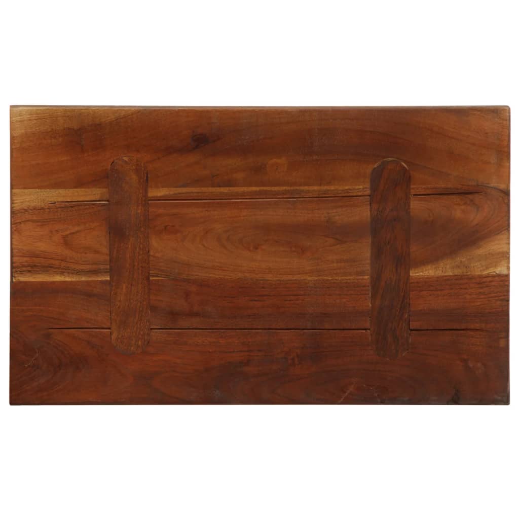 Ploča za stol 50x20x3,8 cm pravokutna masivno obnovljeno drvo