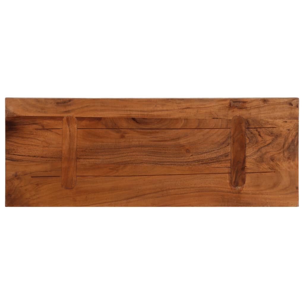 Ploča za stol 50x20x3,8 cm pravokutna masivno obnovljeno drvo