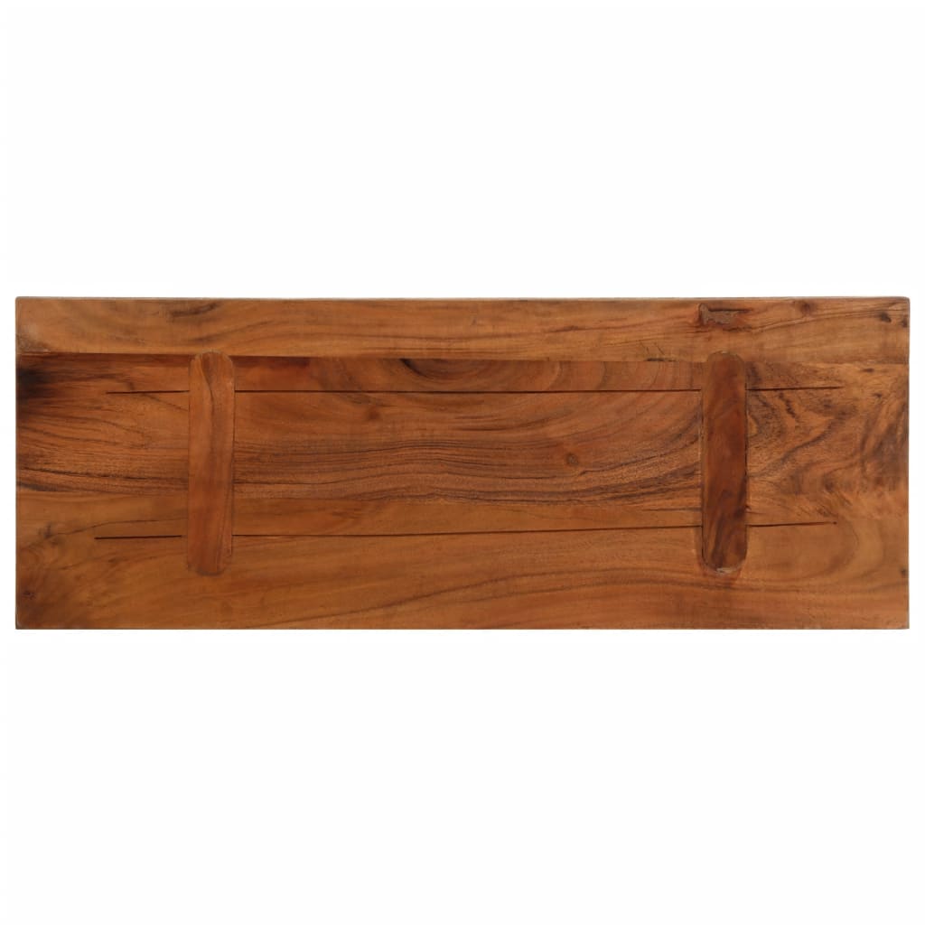 Ploča za stol 50x20x3,8 cm pravokutna masivno obnovljeno drvo