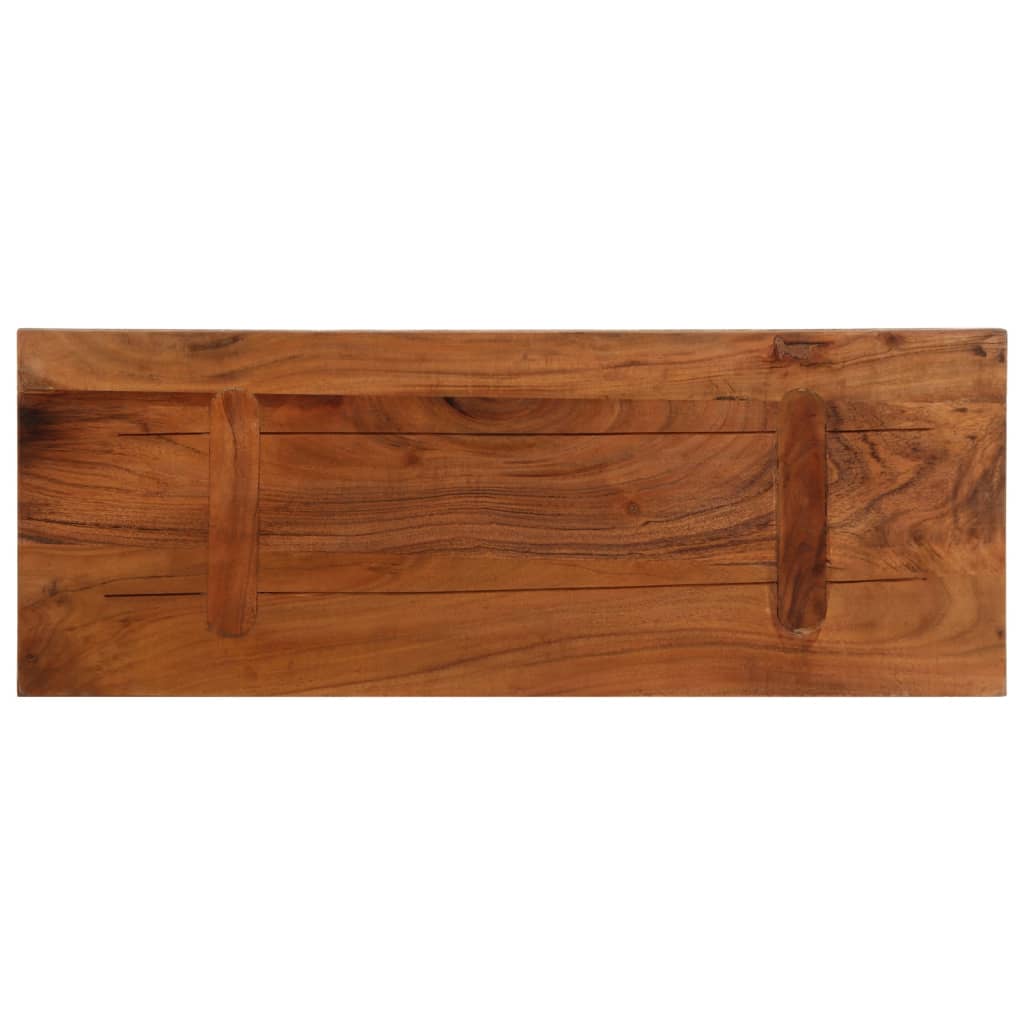 Stolna ploča 90x30x3,8 cm pravokutna masivno obnovljeno drvo