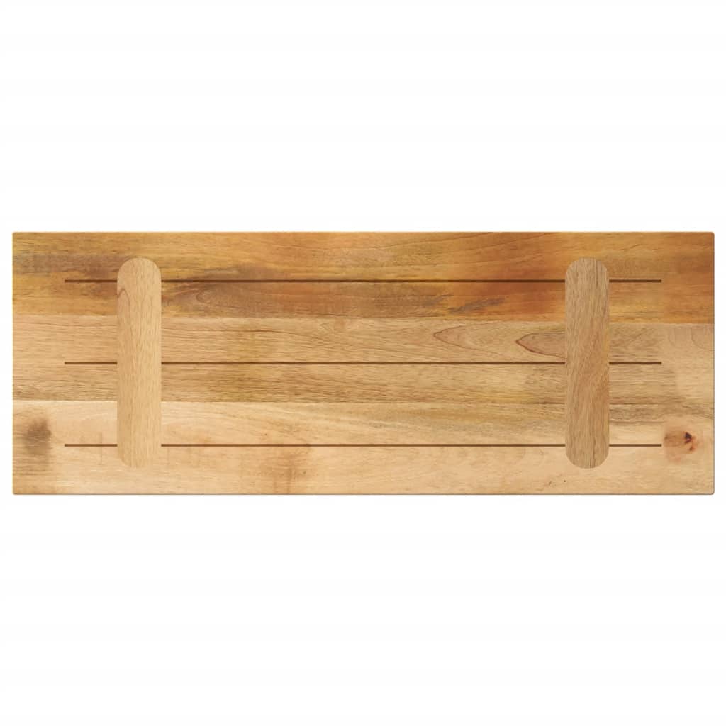 Ploča za stol 80x20x2,5 cm pravokutna masivno grubo drvo manga