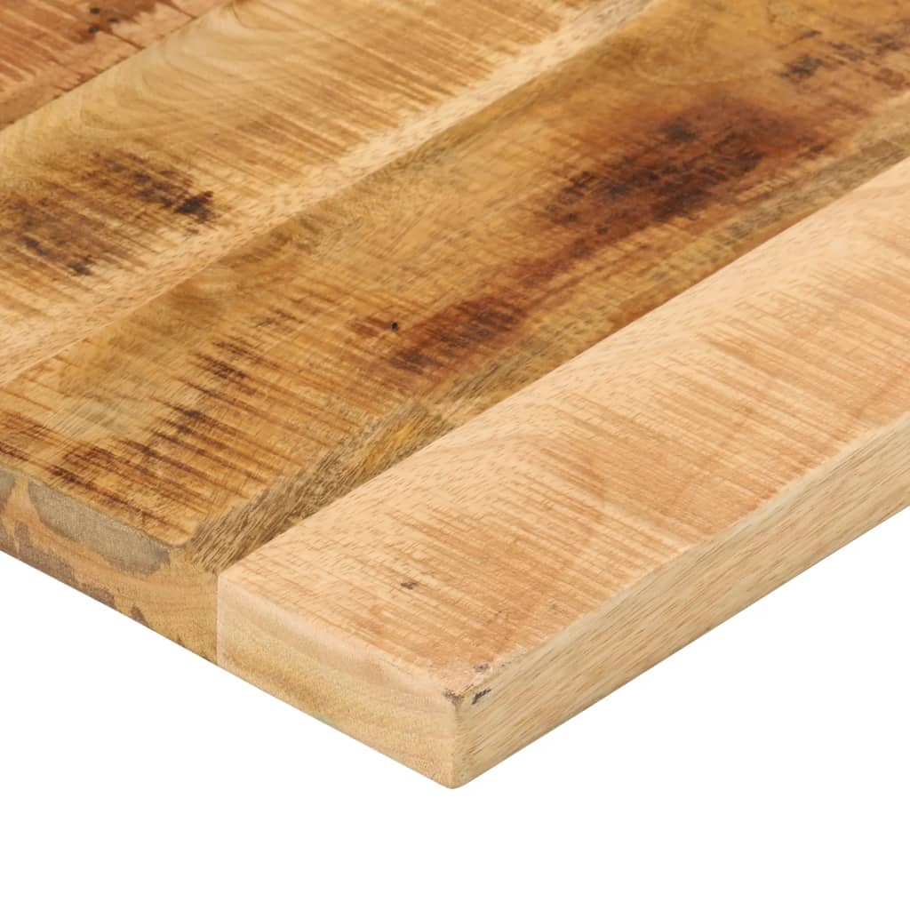 Ploča za stol 120x50x2,5 cm pravokutna masivno grubo drvo manga