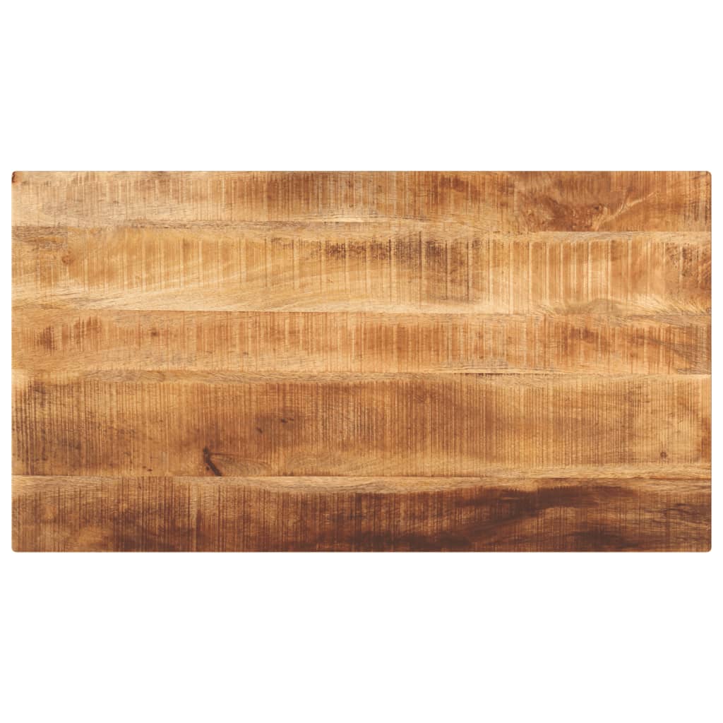 Stolna ploča 120x60x2,5 cm pravokutna masivno grubo drvo manga