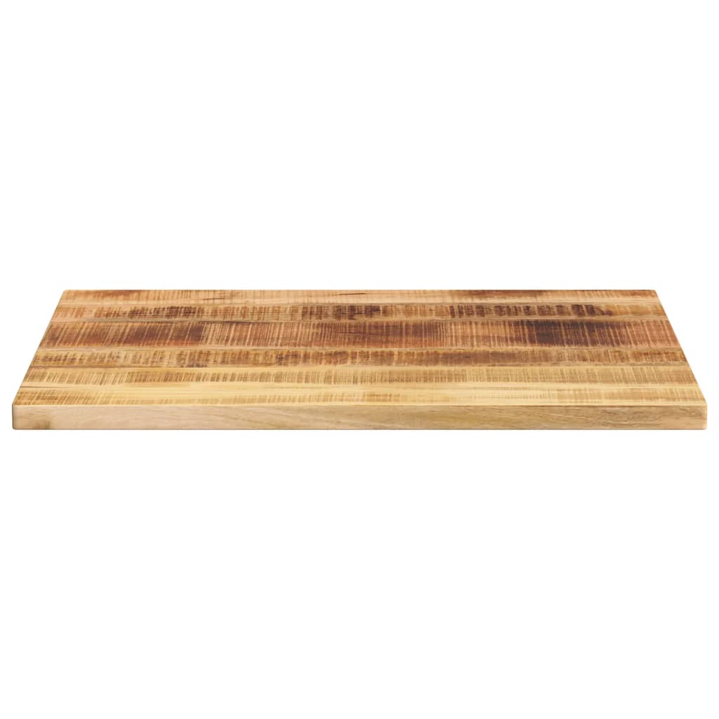 Ploča stola 80x60x3,8 cm pravokutno puno drvo grubo mango