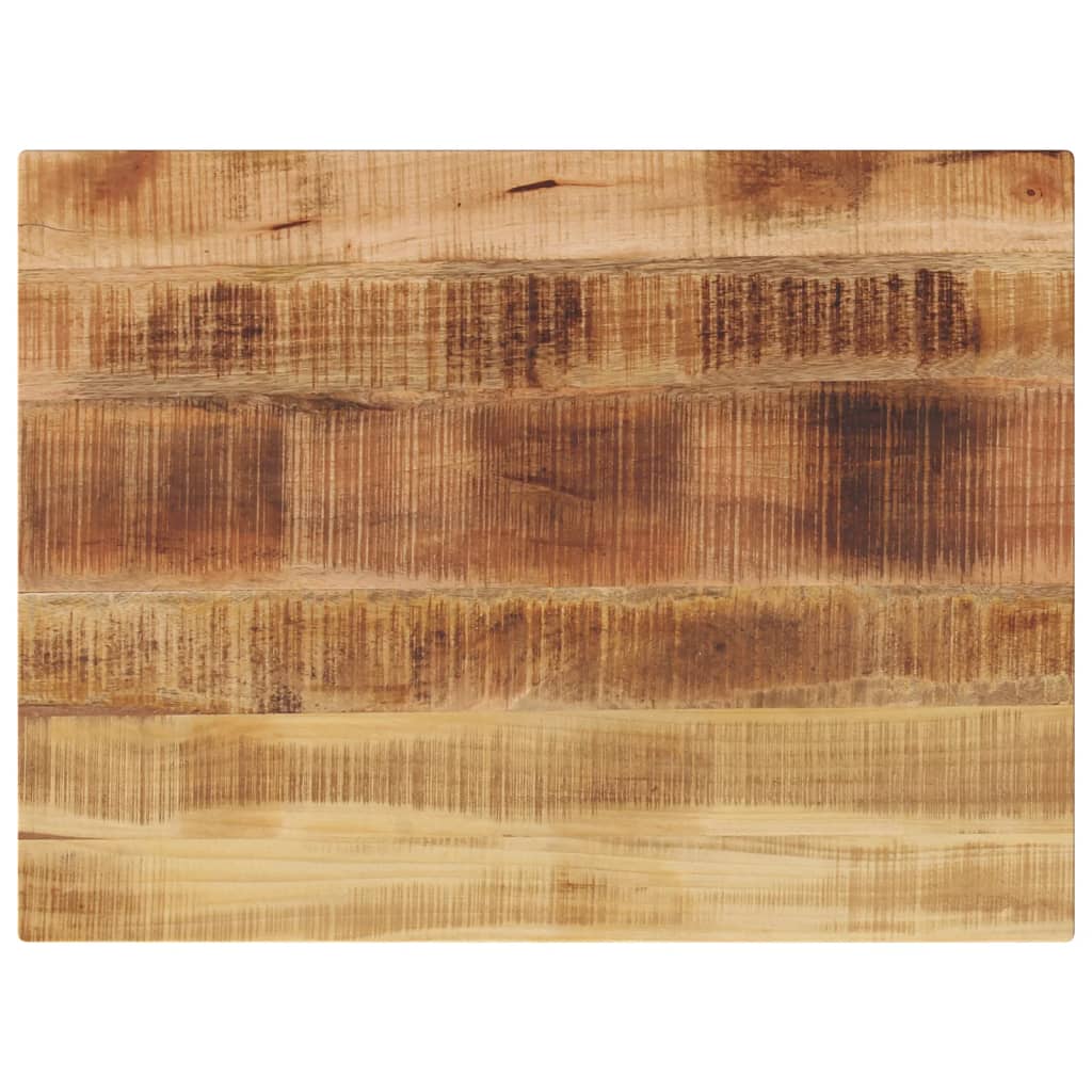 Ploča stola 90x60x3,8 cm pravokutno puno drvo grubo mango