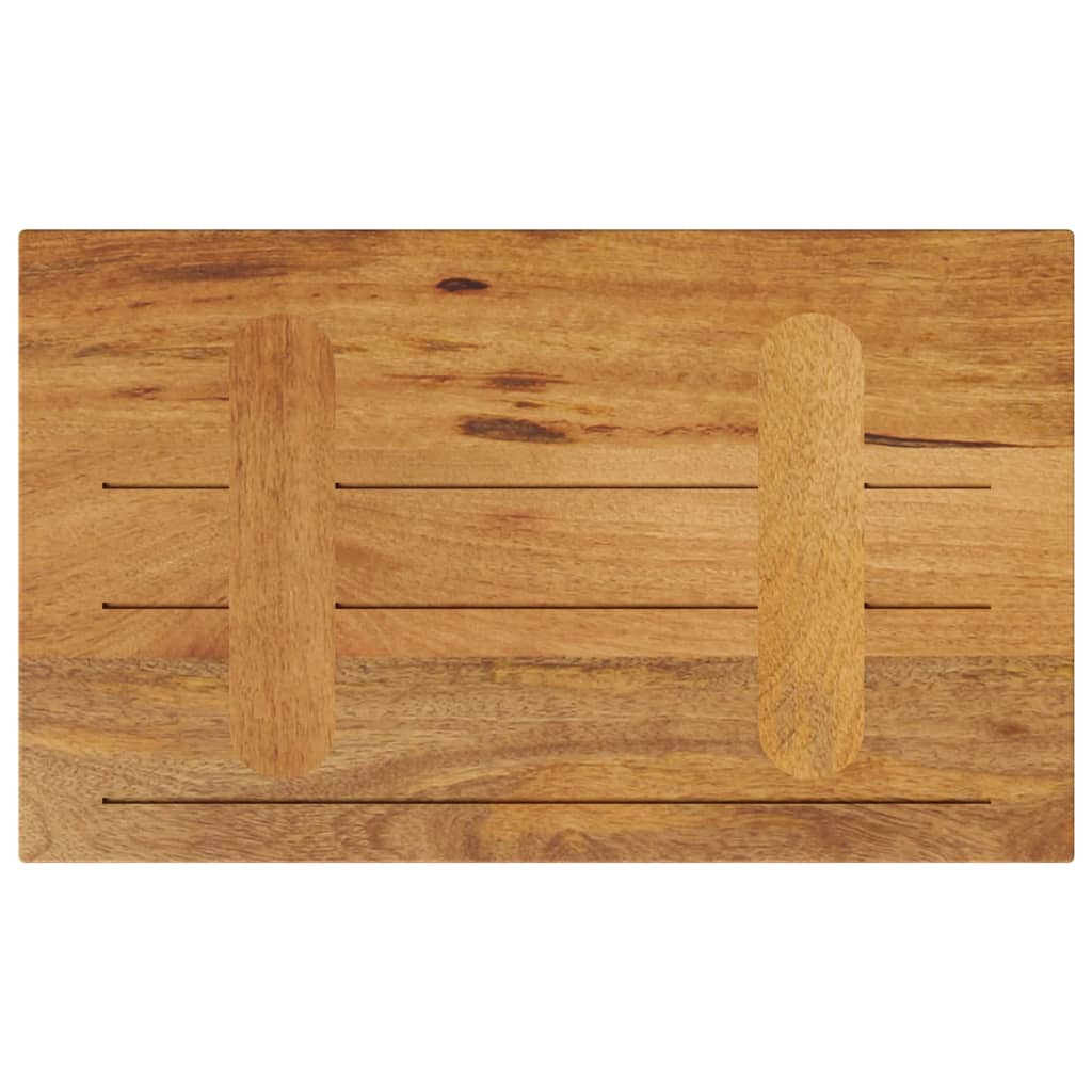Stolna ploča 50x40x2,5 cm pravokutna od masivnog drva manga