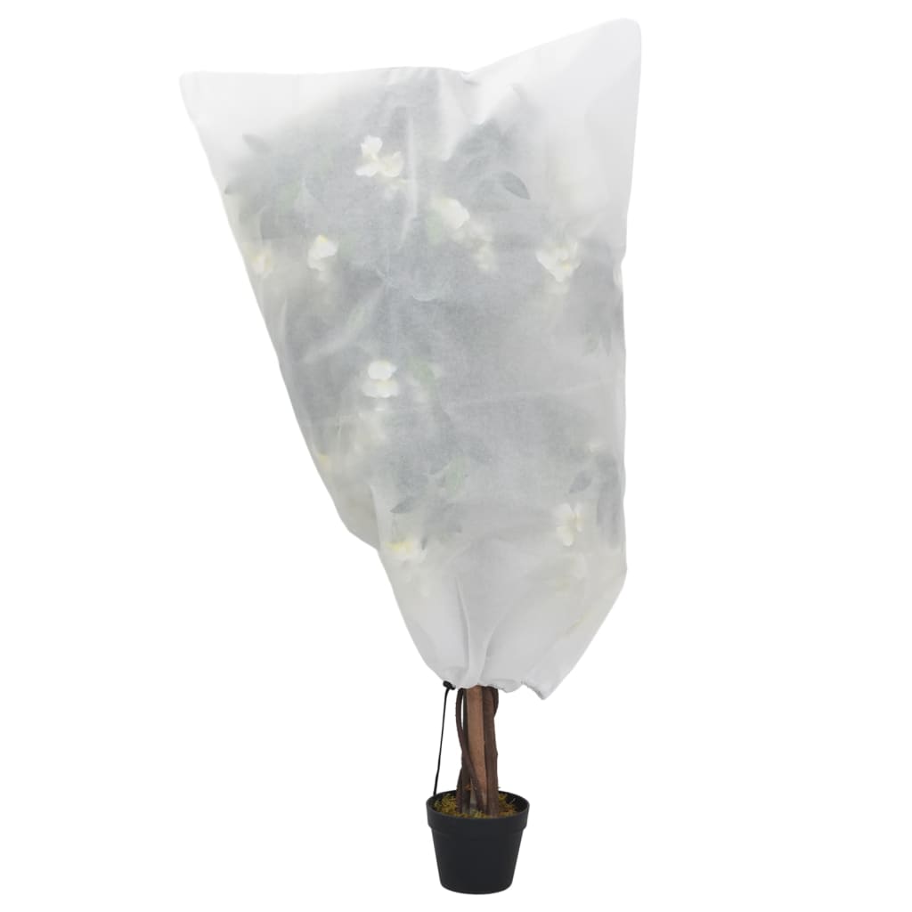 Navlake od flisa za biljke s vezicom 12 kom 70 g/m² 0,8 x 0,8 m