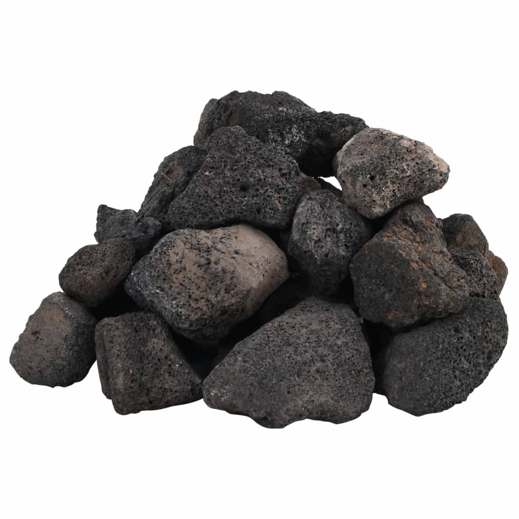 Vulkansko kamenje 25 kg crno 5-8 cm