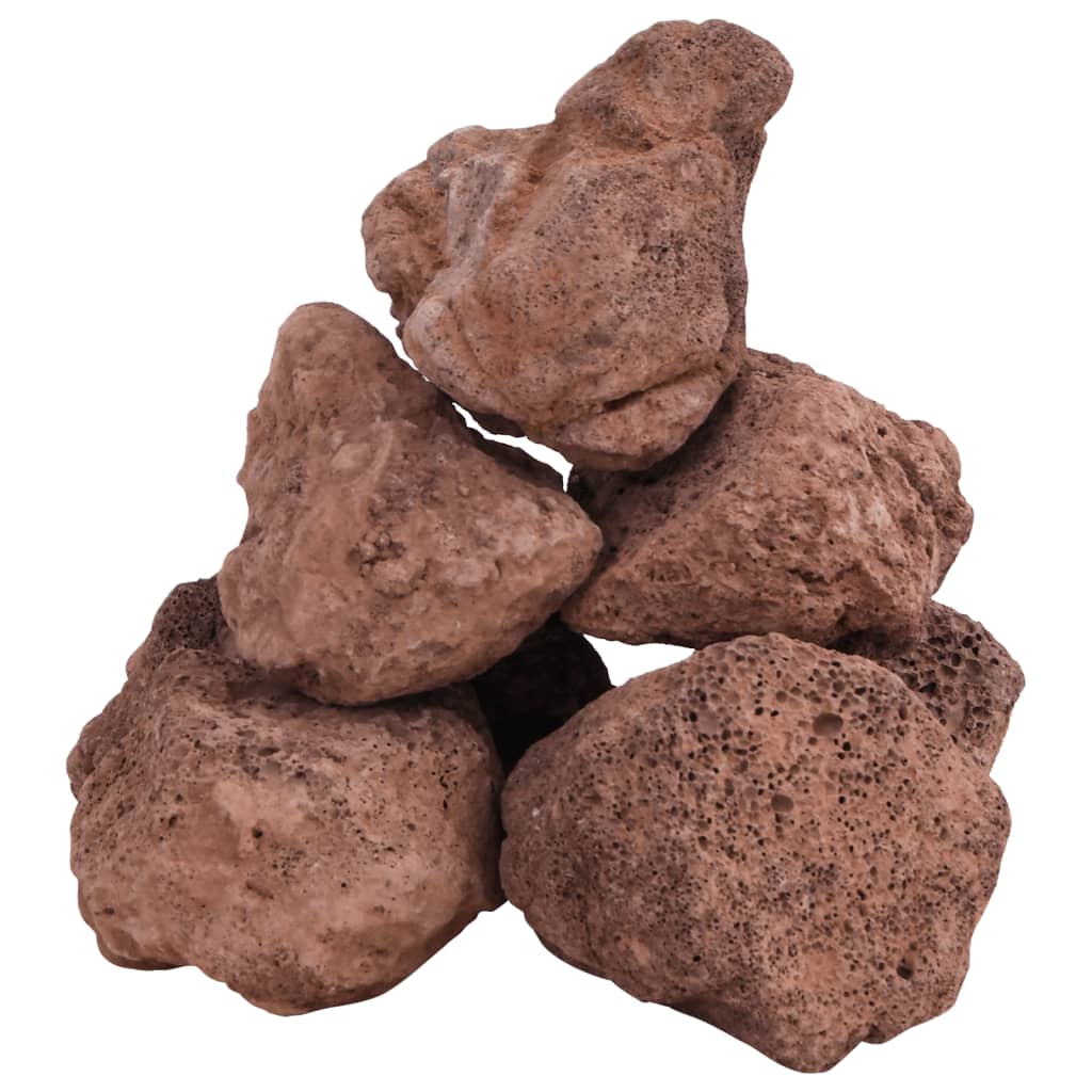 Vulkansko kamenje 10 kg crveno 10-30 cm