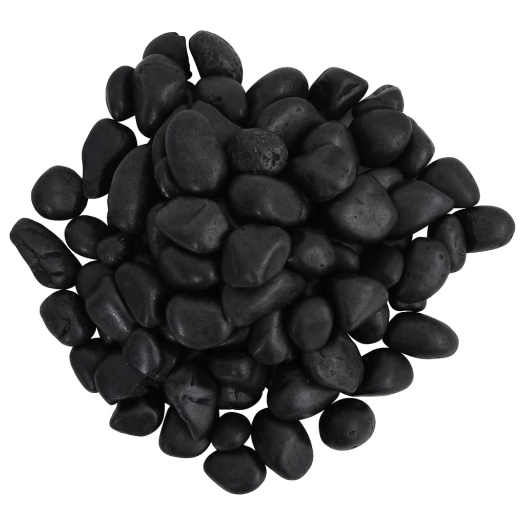 Polirani kamenčići 25 kg crni 2 - 5 cm