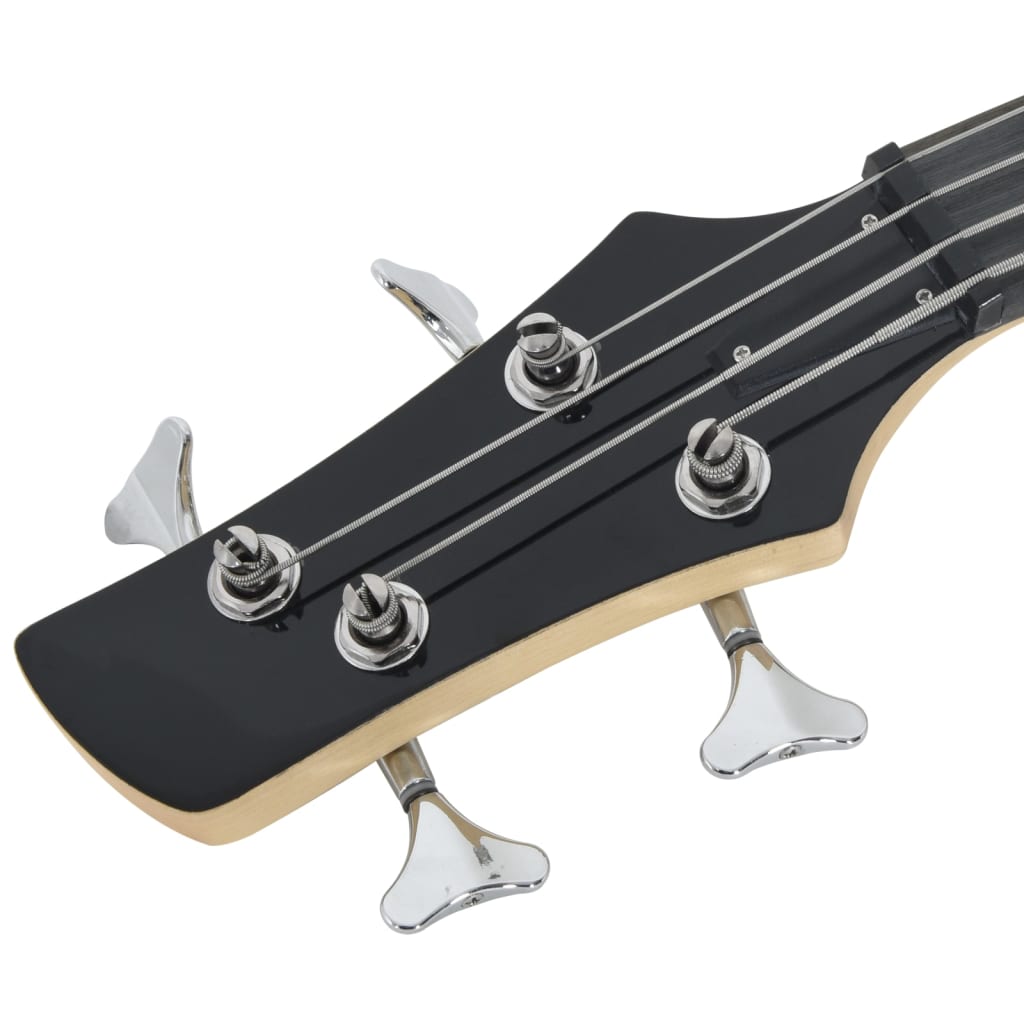 Električna bas gitara za početnike s torbom smeđe-crna 4/4 46 "