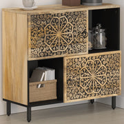 Bočni ormarić 80 x 33 x 75 cm od masivnog drva manga
