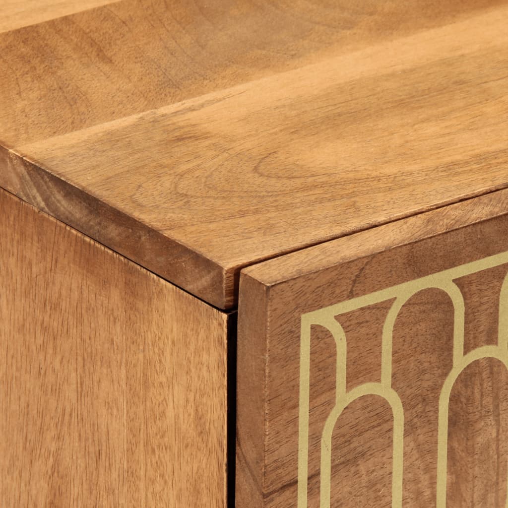 Noćni ormarići 2 kom 40 x 33 x 46 cm od masivnog drva manga