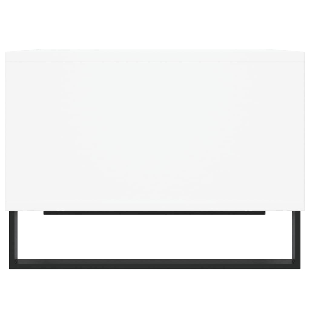 Stolić za kavu bijeli 60 x 50 x 36,5 cm od konstruiranog drva