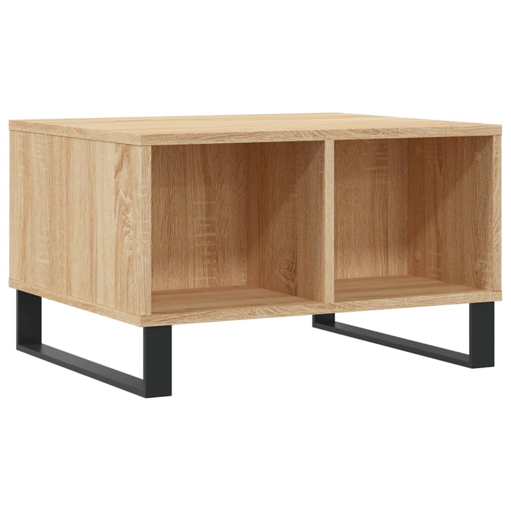 Stolić za kavu boja hrasta 60 x 50 x 36,5 cm konstruirano drvo