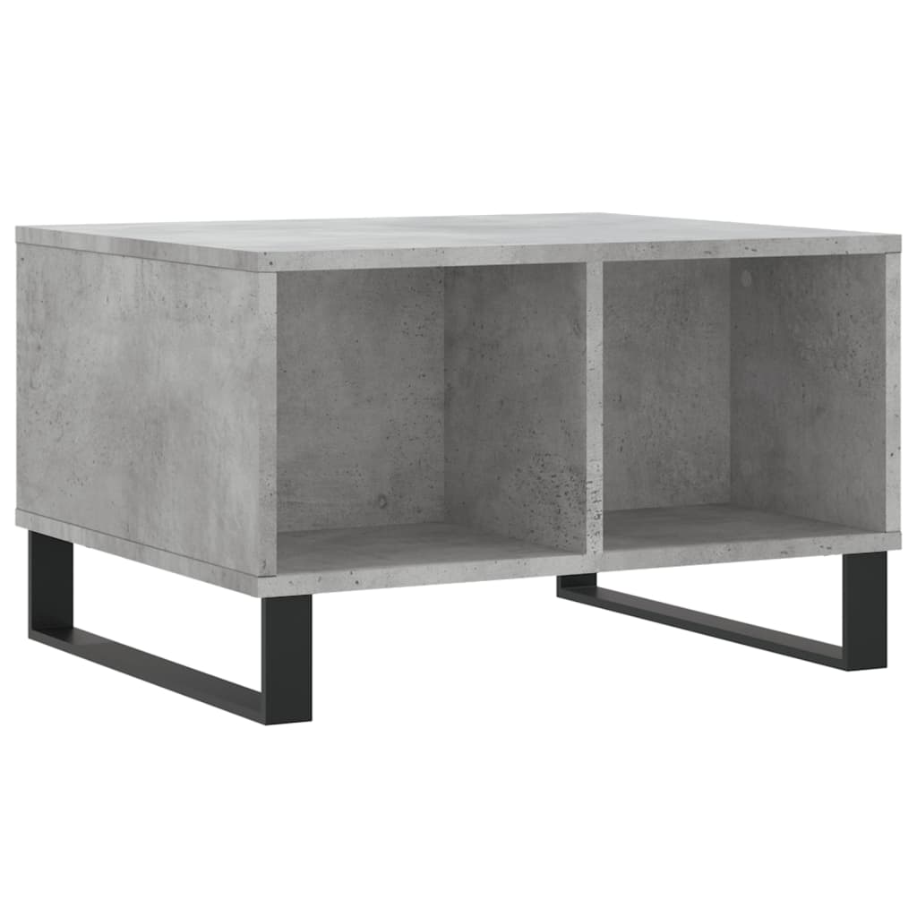 Stolić za kavu boja betona 60x50x36,5 cm konstruirano drvo