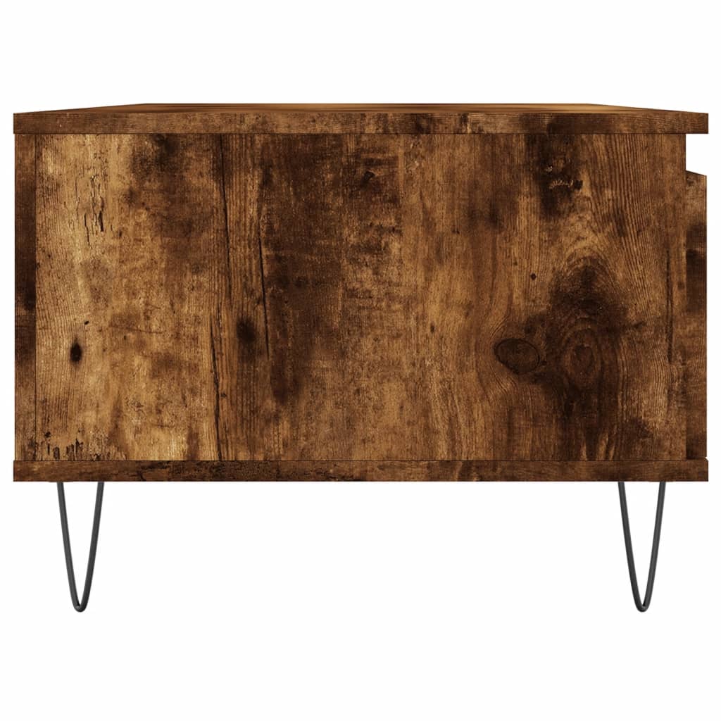 Stolić za kavu boja hrasta 90x50x36,5 cm konstruirano drvo