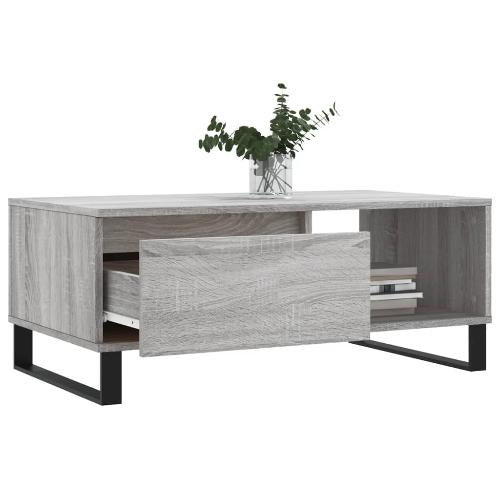Stolić za kavu boja sivog hrasta 90x50x36,5cm konstruirano drvo