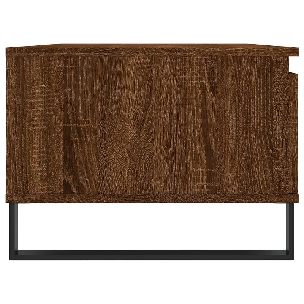 Stolić za kavu smeđa boja hrasta 90x50x36,5cm konstruirano drvo