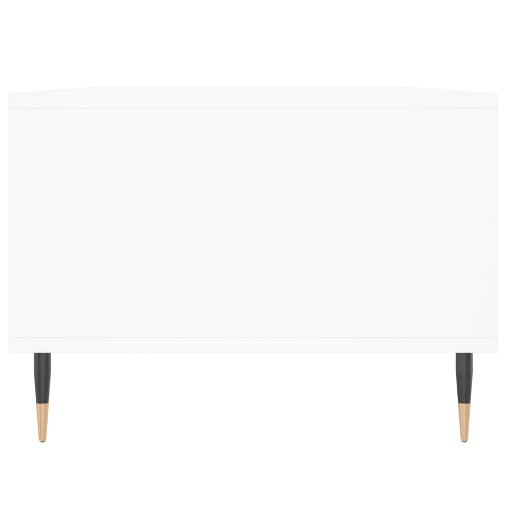Stolić za kavu bijeli 90 x 50 x 36,5 cm od konstruiranog drva
